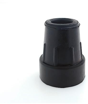 Lifeswonderful® - 4 Stück Strapazierfähige Schutzkappen 19mm Gummifuß für Krücken/Gehstöcke