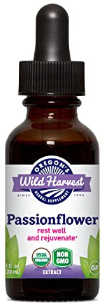Oregon's Wild Harvest 1:4 Organic Passionflower Extract, 1 Fluid Ounce