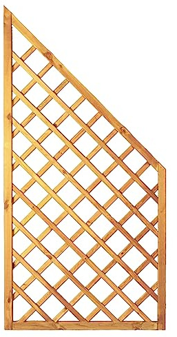 Tetzner&Jentzsch Diagonal-Rankzaun Ecke grün 10 x 10 cm 90 x 180/90 cm Rahmen 45/45 mm