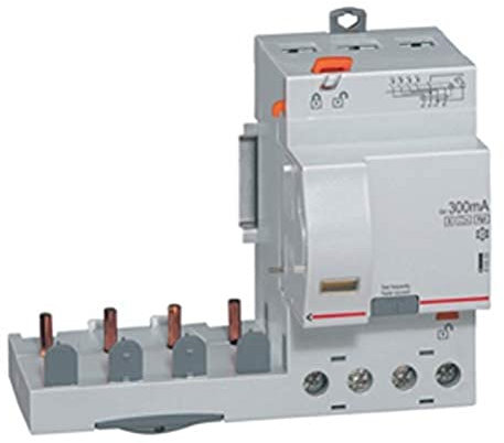 Bloc différentiel adaptable DX3 4P 400V~ - 63A - typeF 300mA sélectif - pour disj 1 module/pôle