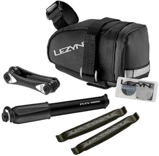LEZYNE M-Caddy Bike Repair Kit with Medium Wedge-Shaped Saddle Bag for Long-Distance Riding - Sport Kit - 1-SB-CADLD-V2M04