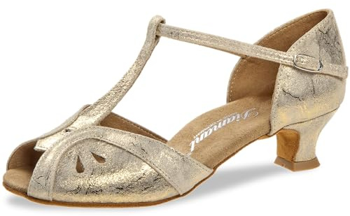 Diamant Latein Tanzschuhe 019-011-017 Gr. 8, gold