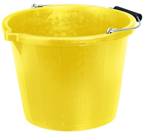 Draper 10636 Bucket, 14.8L, Yellow