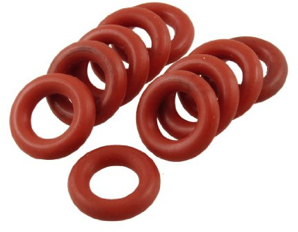 sourcing map 10 PCS Silikon O Ring Seal Dichtung 8 mm x 15 mm x 3,5 mm | Flexible