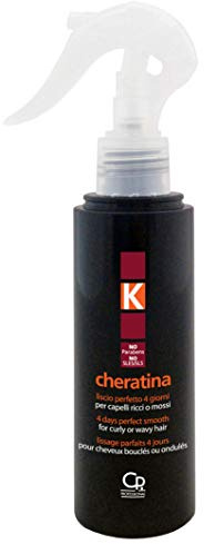 K-Cheratina, Suavidad Perfecta 4 Días, Keratina Para Alisar el Cabello, Tratamiento en Spray para Cabellos Rizados, Encrespados y Quebradizos, Para todo Tipo de Cabellos y Uso con Plancha, 150ml