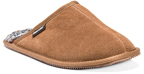 MUK LUKS mens Dave Slipper, Tan, 10M, US