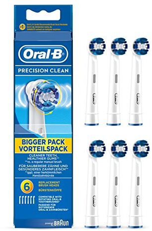 Braun Oral-B Precision Clean Aufsteckbürsten, 6er Pack