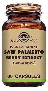 Solgar Baya de Sabal (Saw Palmetto) | 60 Cápsulas Vegetales | Extracto tradicional de sierra de palma · Apto veganos y vegetarianos
