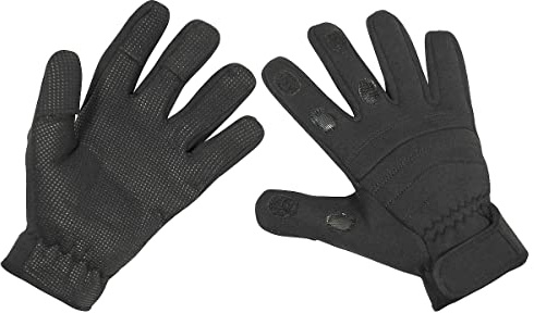 MFH Herren Neoprene Handschuhe Schwarz