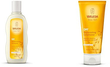 Weleda Hafer Replenishing Shampoo + Conditioner (Super Saver Bundle) - Weleda - Haarpflege-Set - Shampoo und Conditioner - Auffüllende und stärkende Formel für alle Haartypen
