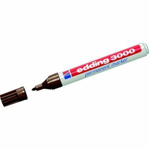 e-3000 permanent marker dunkelbraun