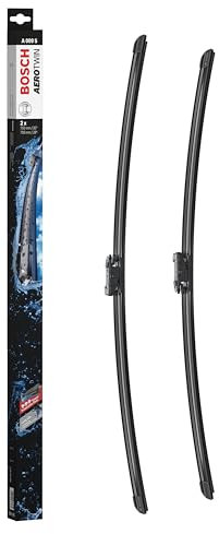 Bosch Wiper Blade Aerotwin A009S, Length: 750mm/700mm – Set of Front Wiper Blades - Only for Left-Hand Drive (EU)