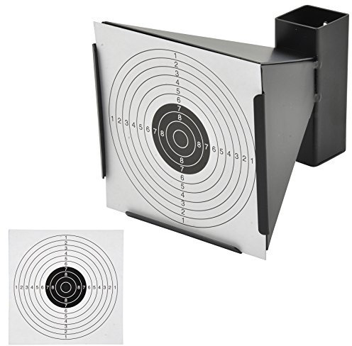 Kugelfang + 100 Zielscheiben Scheibenkasten Luftgewehr Luftpistole 140x140