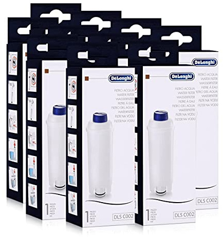 10x DeLonghi DLS C002 Wasserfilter für ESAM, ECAM, BCO EC Kaffeevollautomaten
