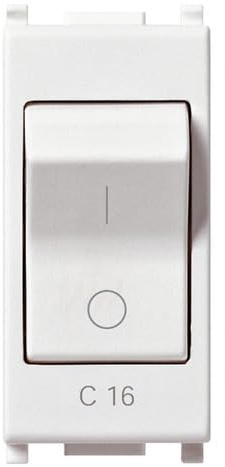 Vimar serie piatta - Interruttore magnetotermico 1 polo c16 230 v bianco