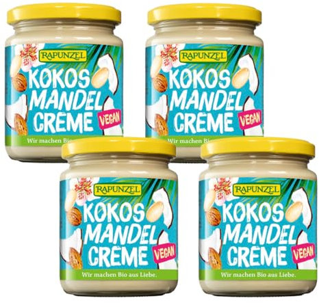 Rapunzel Bio Kokos-Mandel Creme, 4er Pack (4 x 250g) - BIO