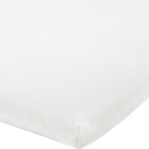 Erwin Müller Topper-Spannbettlaken Freising Elasthan-Jersey-Stretch - weiß Größe 180x200 cm - 200x220 cm - dehnbar, antipilling, bügelfrei, Rundumgummi