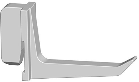 Element System 11409-00001 Gancio in Plastica di Element System, 10 Pezzi per Parete Attrezzata Forata, Parete di Pannelli Fora, 4 cm