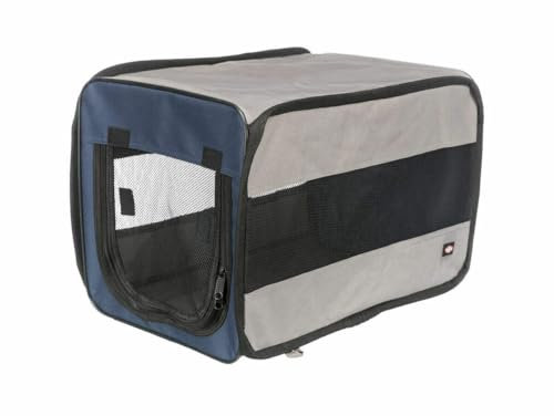 TRIXIE Hundebox Twister - Größe S-M: 50 x 52 x 76 cm – mit praktischere Pop-Up-Funktion für Innen & Außen, Transportbox inkl. Außen- & Tragetasche – 39693