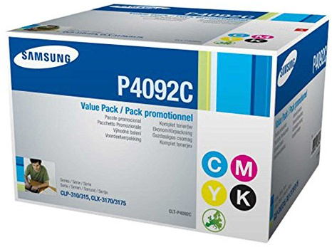 Samsung CLT-P4092C/ELS Original Toner - Value Pack (C/M/Y/K, Kompatibel mit: CLP-310/CLP-315/CLX-3170/CLX-3175 Series), SU392A, Rainbowkit
