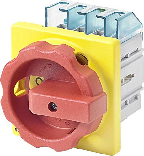 Siemens Notfall – Schalter 4 Polig Front Akku Central Rotation Rot Gelb