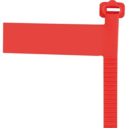 LEMAX® Kabelbinder mit Kennzeichnungsfeld,rot,Kunststoff,bis Ø 60mm,9x220mm,200/VE