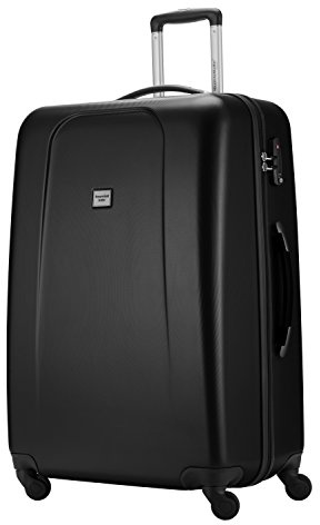 Hauptstadtkoffer - Wedding - Hartschalenkoffer Trolley Rollkoffer Reisekoffer, TSA, Doppelrollen, 75 cm, 103 Liter, Schwarz