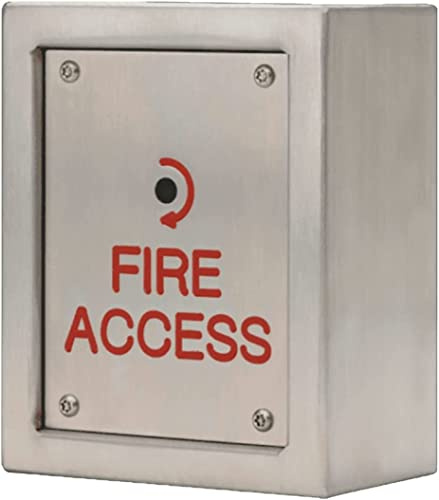 RGL FIREMAN'S OVERRIDE SWITCH SURFACE MOUNT APPROVED DROP KEY TYPE TO ALLOW ACCESS TO BUILDING IN AN EMERGENCY