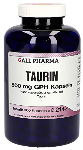 Gall Pharma Taurin 500 mg GPH Kapseln, 1er Pack (1 x 360 Stück)