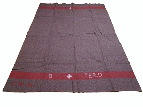 Mil-Tec Unisexe - Adulte 14428509 Couverture en Laine Marron 200 x 140 cm