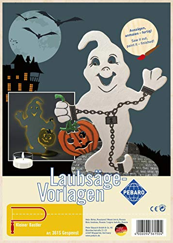 Pebaro- Modello per Sega da traforo in Compensato, Motivo Fantasma, Multicolore, Medio, 361S