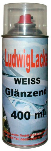 Standardspray 1 Lackspray Weiss glänzend 400 ml je Spraydose