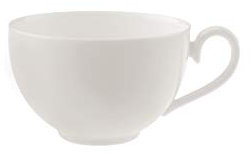 Villeroy & Boch – Royal Tazza da Cappuccino Bianco, Lavabile in Lavastoviglie, Adatto per Microonde, Taza 400 ml, Tazza Colazione Porcellana, Tazza Ceramica, Porcellana Bone Premium