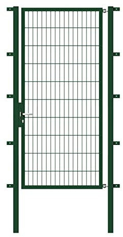 Alberts 646844 Einzeltor Flexo mit Zubehör | verschiedene Breiten und Höhen | grün | Breite 100 cm | Höhe 200 cm