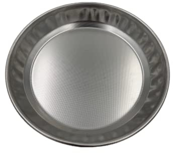 Steel Pan SP12053, Moule à tarte, Tourtière 28 cm, Fond nid d'abeilles anti-adhésif, Tout Inox