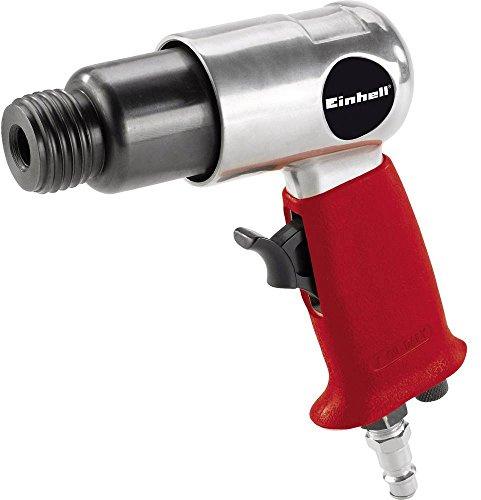 Einhell Martillo cincelador neumático DMH 250/2 (6,3 bar máx., carcasa de aluminio fundido a presión, mango antideslizante, incluye juego de cinceles de 4 piezas y maletín)