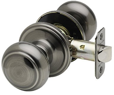 Copper Creek CK2020AN Colonial Passage Door Knob, Antique Nickel