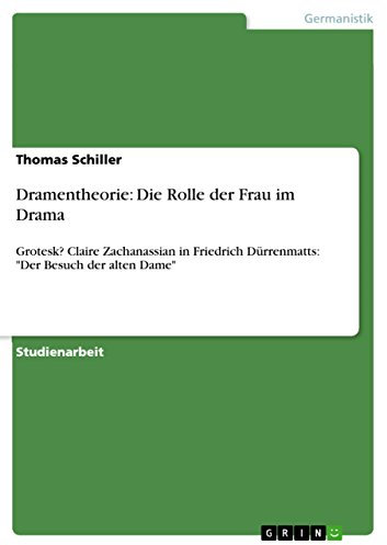 Dramentheorie: Die Rolle der Frau im Drama: Grotesk? Claire Zachanassian in Friedrich Dürrenmatts: Der Besuch der alten Dame