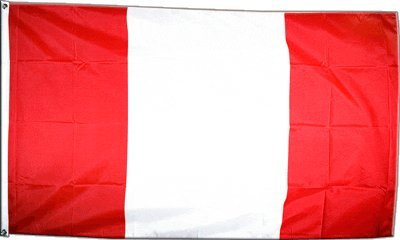 Flaggenfritze Fahne/Flagge Streifen rot-weiß-rot + gratis Sticker