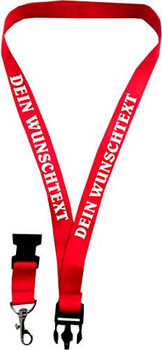Geschenkartikel Schlüsselband 25 mm Bedruckt mit Ihrem eigenen Schriftzug/lanyards