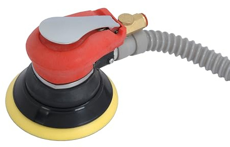 Neilsen CT1912-5in / 125mm Random Orbit Air Sander with Vacuum Type and Speed Control - Ideal for Sanding Wood, Metal or Plastic