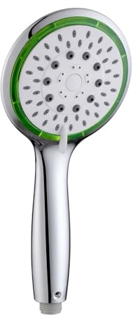 Lowenergie Pommeau de douche économe en eau et en énergie pour camping-car, caravane, maison ou hôtel, jusqu'à 50 % d'économie d'eau/d'énergie/d'argent, cinq fonctions.
