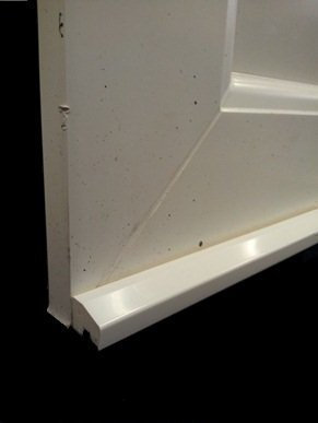 uPVC Door Weather Bar – Peel & Stick Rain Deflector/Drip Board for External Doors – Reduces Water Ingress & Draughts – Suitable for uPVC, Composite, Aluminium & Timber Doors