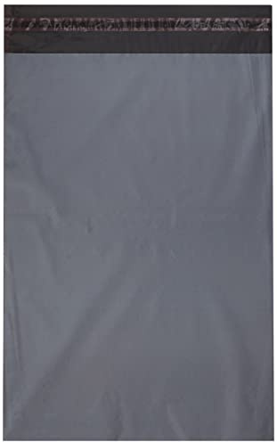 triplast 10 x 35,5 cm – Bolsa de plástico para envíos postales (500 unidades), color gris