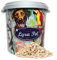 Lyra Pet® | 10 kg Erdnusskerne Splits + 30 L Tonne | Wildvogelfutter Ganzjährig | Nährstoffreiches Streufutter | Energiespender für Wildvögel | Erdnüsse ohne Schale | Vogelfutter Sommer und Winter