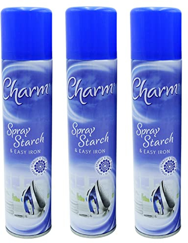 3 X 330ml Spray Starch and Easy Iron Smoother, Smarter Ironing