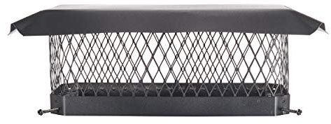 Shelter 9 x 18 Single Flue Bolt-On Chimney Cap, Fully Assembled, Galvanized Steel