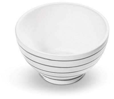 GMUNDNER KERAMIK Cereal Bowl, Grey Flamed, D: 5.5 inches, Handmade in Austria