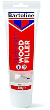 Bartoline Ready Mixed Wood Filler 330g Tube White