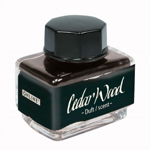 ONLINE Ink of The Senses - Inchiostro per fontana a base d'acqua, 15 ml, per calligrafia, calligrafia, calligrafia, scrittura, convertitore, pennello